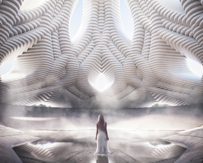 NUDES designs a towering rainwater harvesting concept for san jose, california