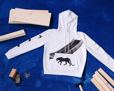 virgil abloh designs enzo mari hoodie and installation for triennale milano exhibition