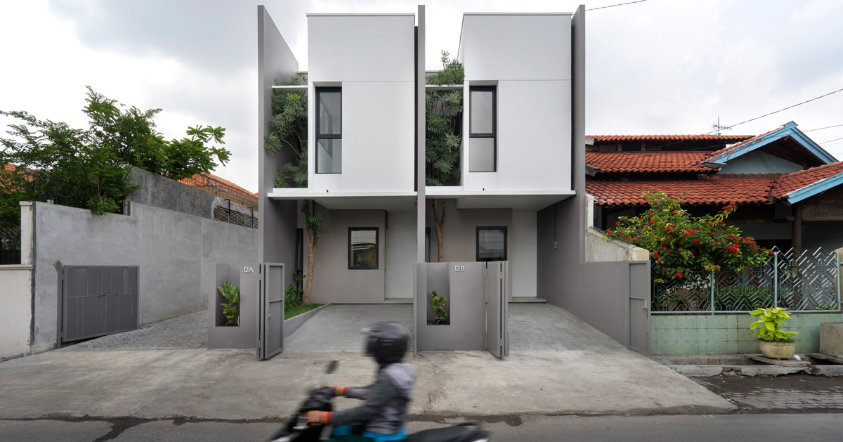 simple projects architecture designs light-filled micro housing complex ...