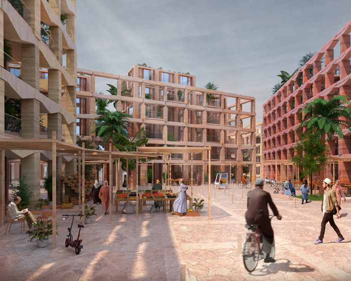 studio BELEM develops its post-COVID housing concept for a theoretical city in morocco