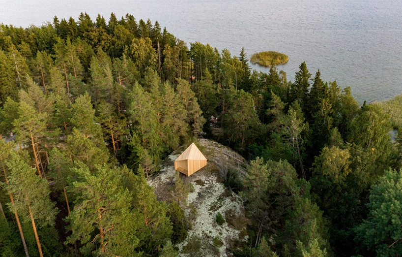 studio puisto designs space of mind, a modular lightweight cabin