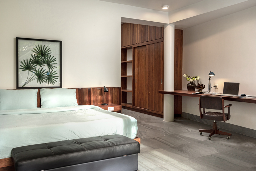 UAD architects tops 'the breeze house' in cambodia with a rooftop garden designboom