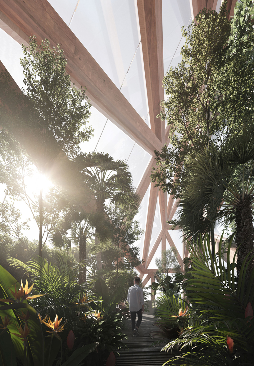 urban agency extends an old mill with a timber tower in dublin's docklands designboom