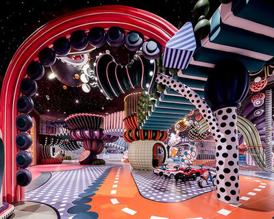 vibrant shapes, colors & textures complete indoor children's park by x+living in china