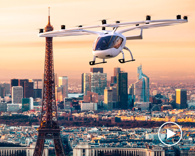 volocopter set to test its full-scale electric air taxis in paris next year