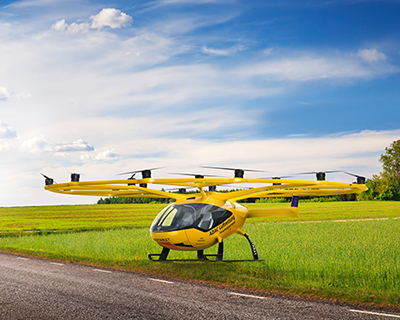 drone-like volocopter tests rapid emergency air rescues for rural communities