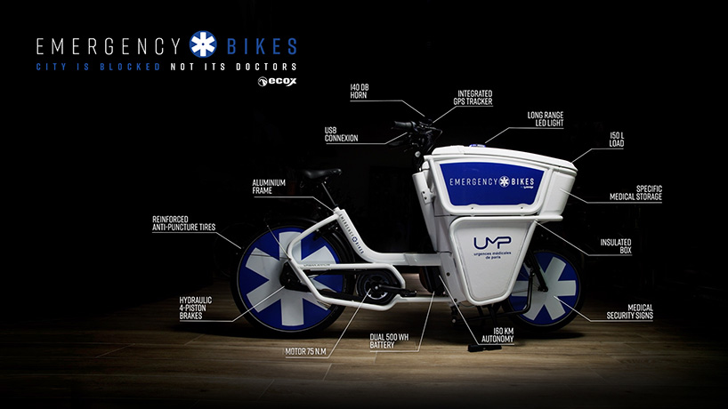 emergency bike ambulance paris