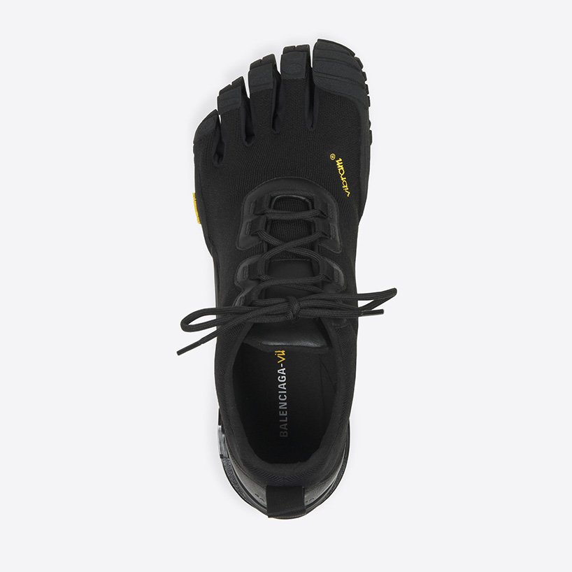 balenciaga and vibram collaborate in 5-toed heel shoe collection