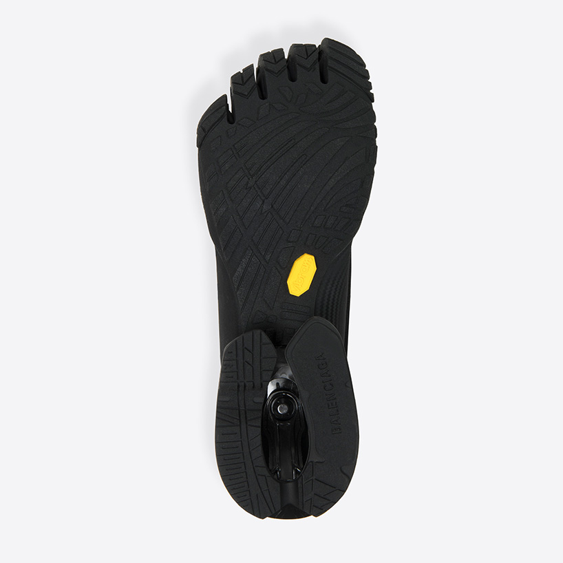 balenciaga and vibram collaborate in 5-toed heel shoe collection