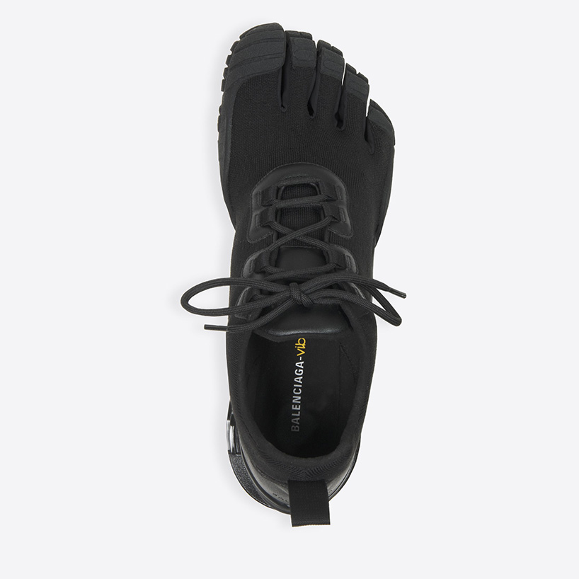 balenciaga and vibram collaborate in 5-toed heel shoe collection