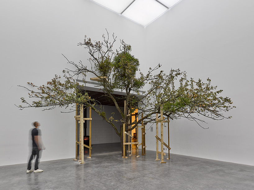 danh vo's chicxulub solo show at white cube is literally being dismantled and burned