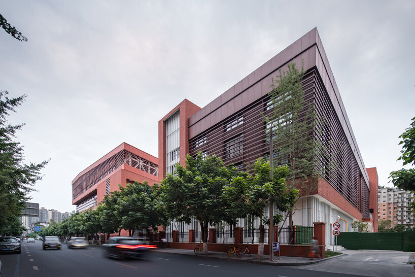 DUTS design stacks intersecting volumes for library in chengdu designboom