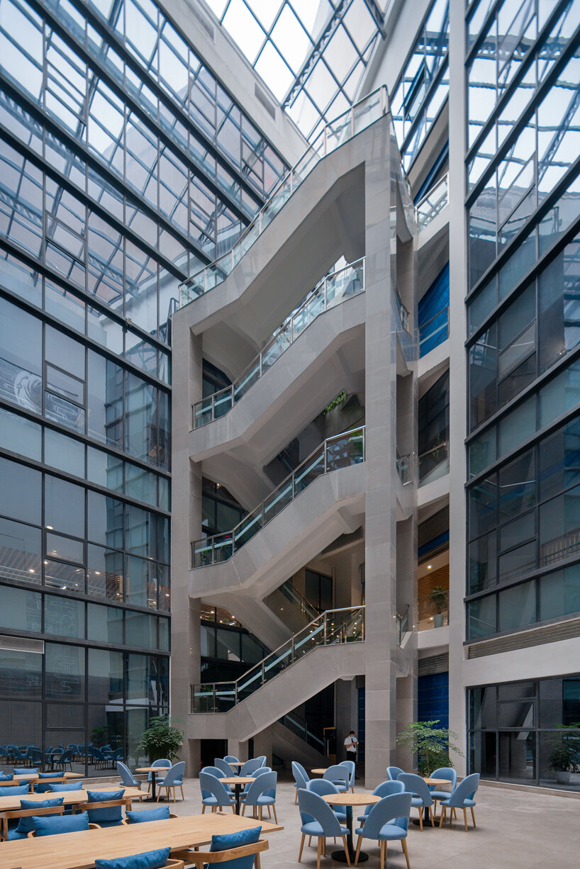 DUTS design stacks intersecting volumes for library in chengdu designboom