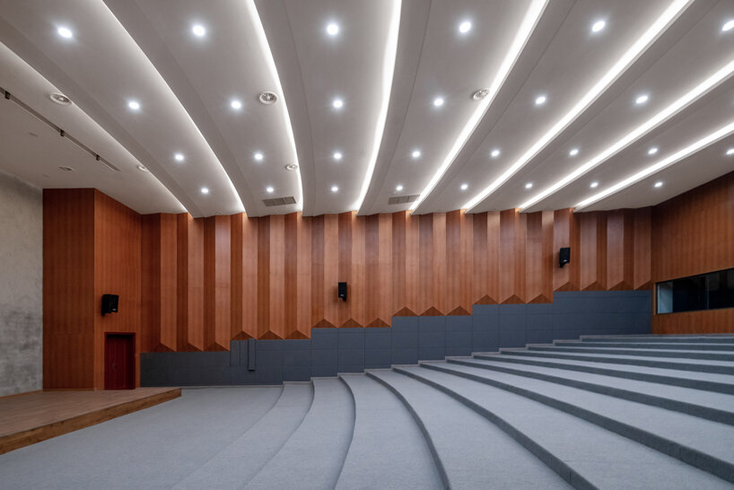 DUTS design stacks intersecting volumes for library in chengdu designboom