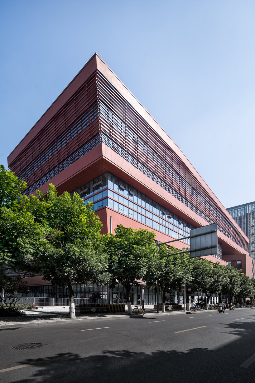 DUTS design stacks intersecting volumes for library in chengdu designboom