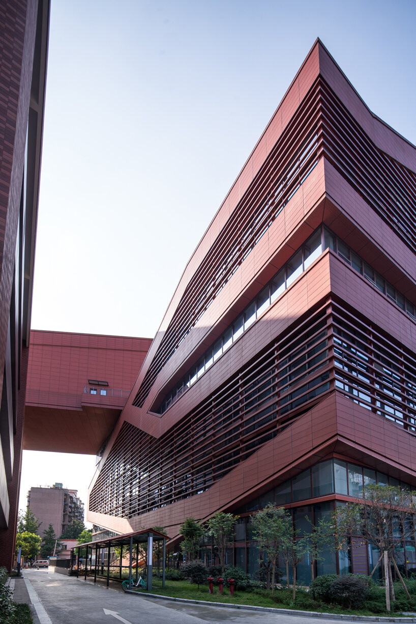 DUTS design stacks intersecting volumes for library in chengdu designboom