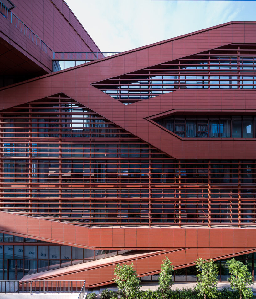DUTS design stacks intersecting volumes for library in chengdu designboom