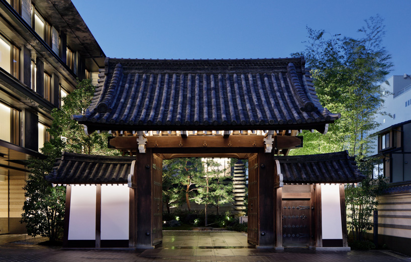 the 300-year-old gate at hotel the mitsui kyoto by andré fu