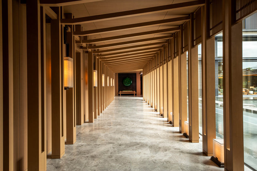 the cinematic passageway of hotel the mitsui kyoto by andré fu