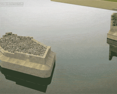 this animation shows how prague's massive 14th-century charles bridge was built