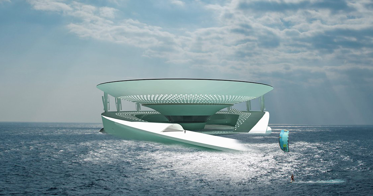 SEA STEM is a mobile habitat that imagines autonomous living at sea