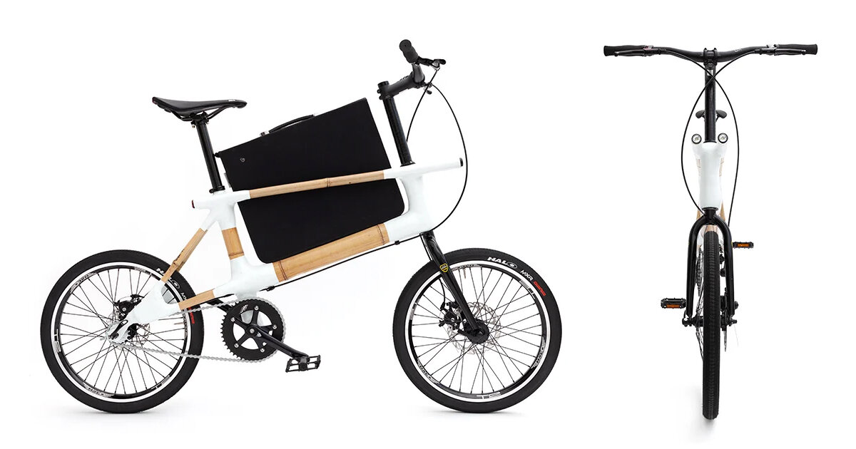 Portfolios design idea #175: carry your portfolio with the ‘bamboo urban mini velo’ custom city bike