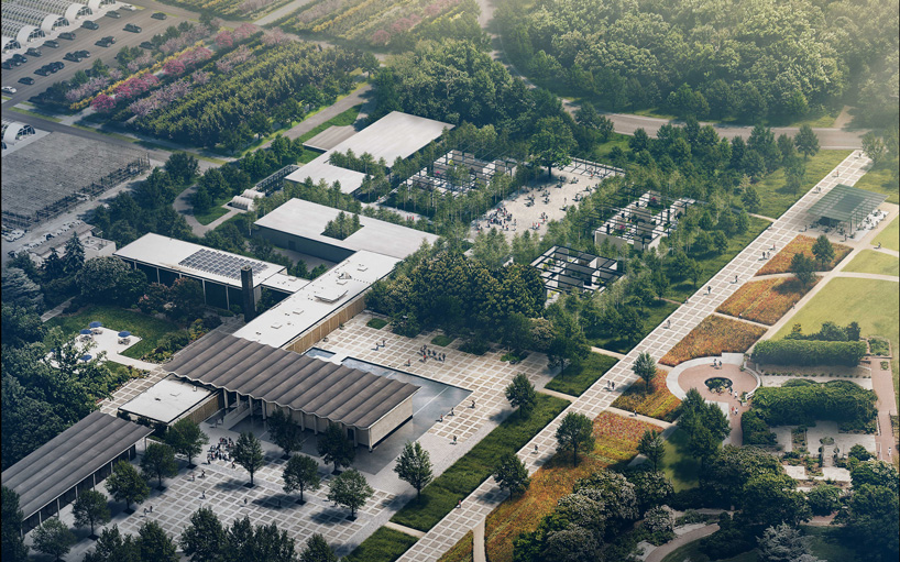 trahan architects + reed hilderbrand plan national bonsai + penjing museum in the US