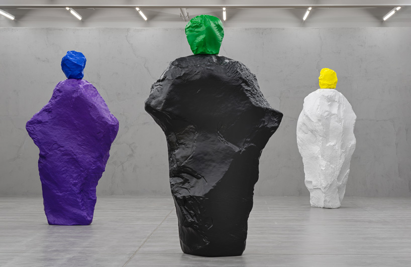 ugo rondinone polychrome monumental sculptures