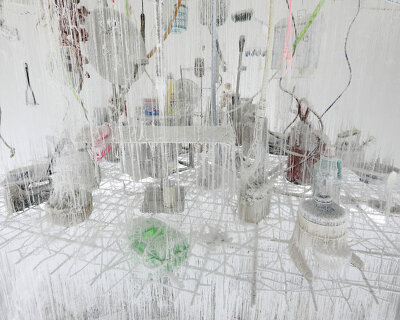 with 'ditch of time,' yasuaki onishi sculpts uncanny landscape of crystals and melting glue