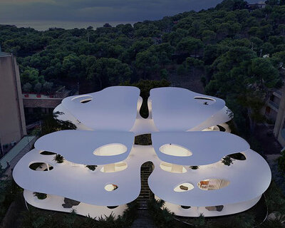 314 architecture studio unveils butterfly-shaped residential proposal in athens, greece