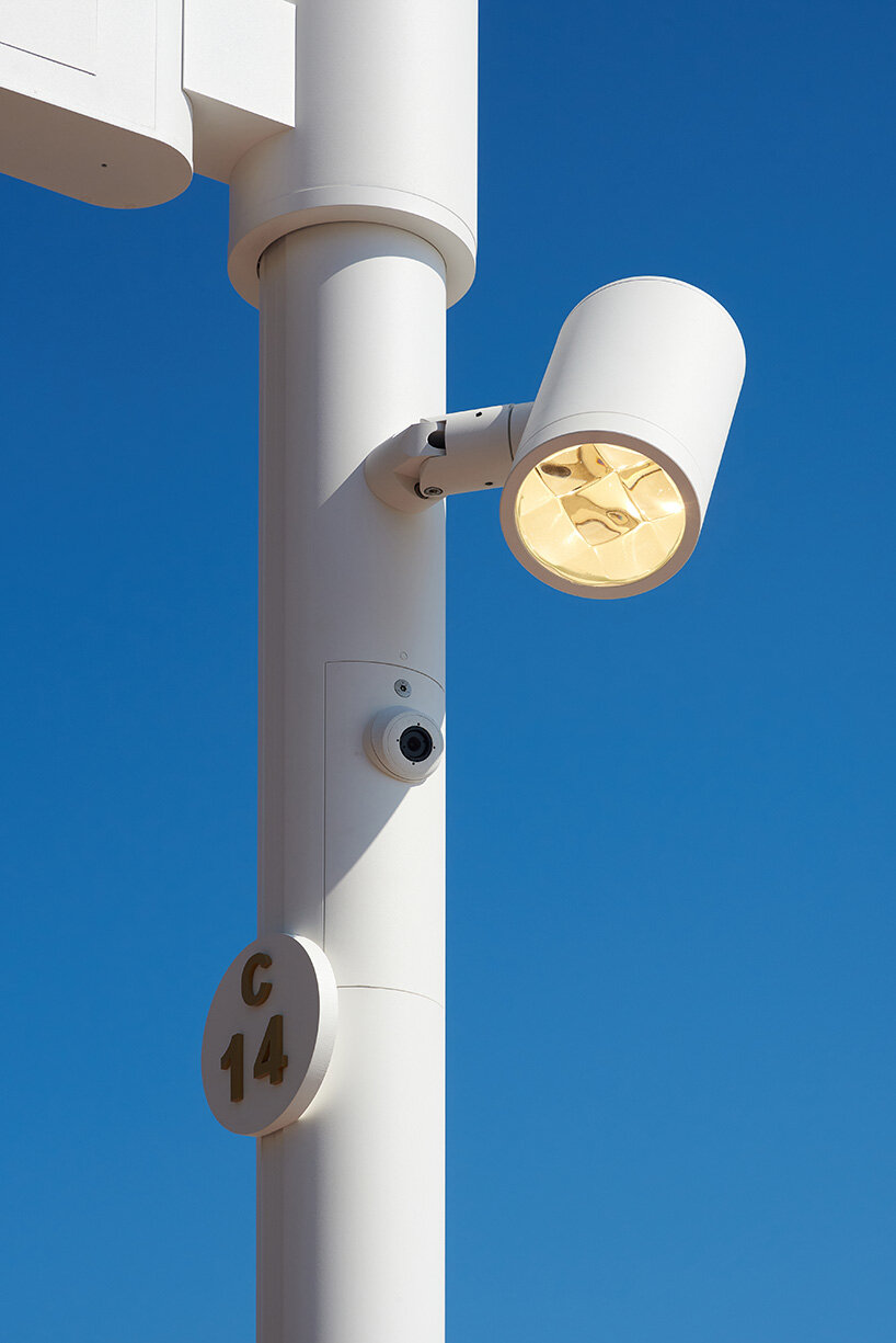 alain gilles installs a high-end lighting system on the beach entrances of cannes