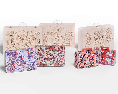 antonio aricò's packaging design for callipo combines doodles with italian mythologies