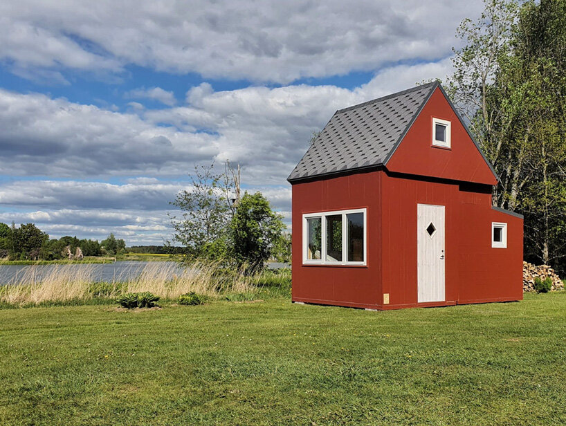 'brette haus' is a tiny prefabricated house that unfolds in only three hours - 3