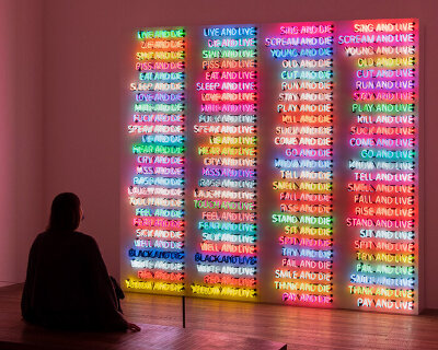 virtually tour bruce nauman's retrospective exhibition at tate modern