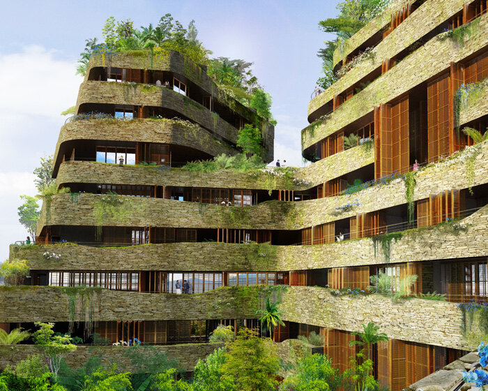 jean nouvel's 'aquarela' residential development completes first phase in ecuador