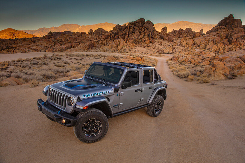 in the utah monolith a charging station? jeep seems to think so