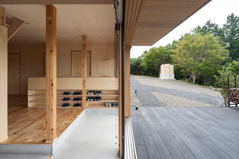 KURU + coil kazuteru matumura architects complete a hostel in rural japan designboom
