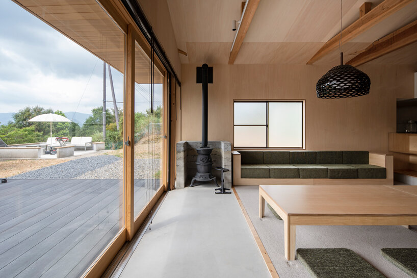 KURU + coil kazuteru matumura architects complete a hostel in rural japan designboom