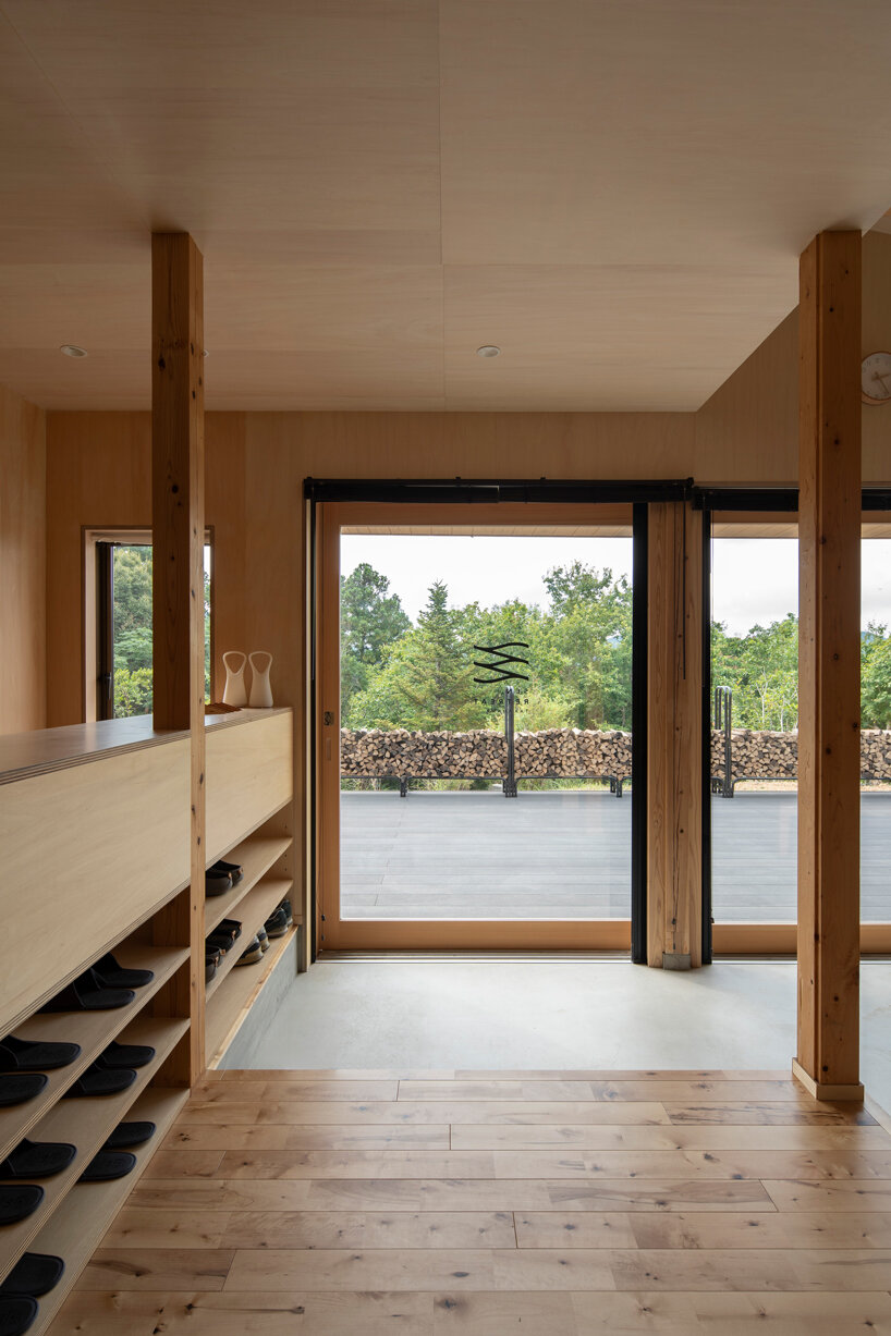 KURU + coil kazuteru matumura architects complete a hostel in rural japan designboom