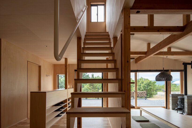 KURU + coil kazuteru matumura architects complete a hostel in rural japan designboom