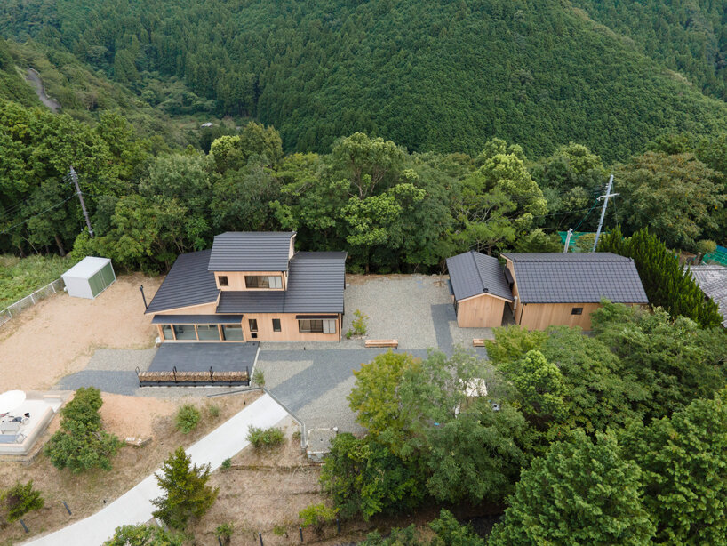 KURU + coil kazuteru matumura architects complete a hostel in rural japan designboom