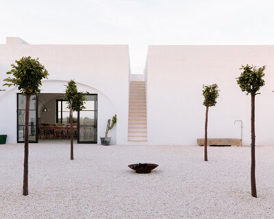 andrew trotter's masseria moroseta stands among the picturesque olive groves of puglia