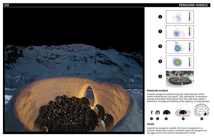 sajjad navidi's 'penguin protection system' controls the melting of polar ice designboom