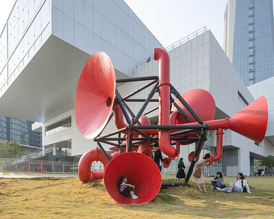 with its social network factory, PAO offers a space of play in shenzhen