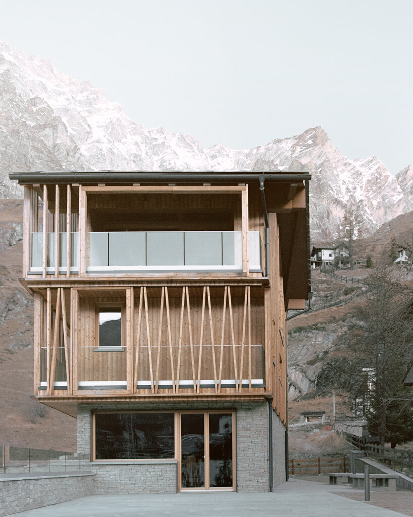 LCA architetti chalet blanc