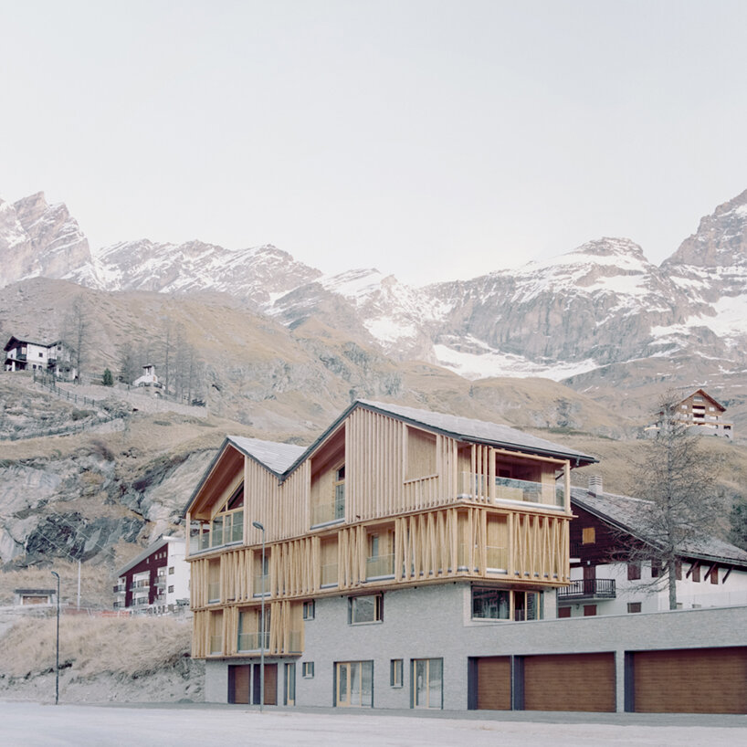 LCA architetti chalet blanc