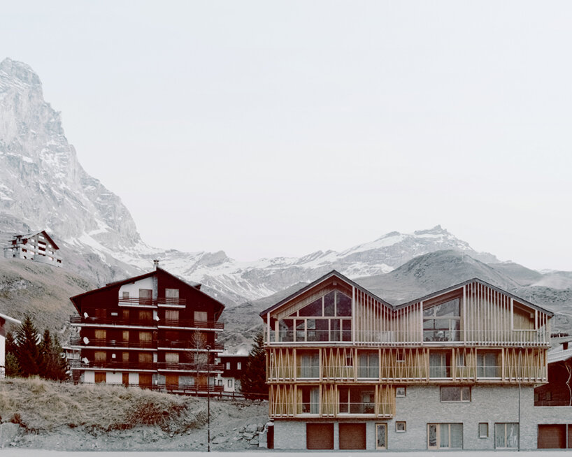 LCA architetti chalet blanc