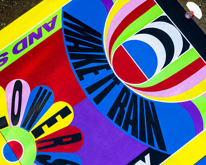 lakwena brings bold basketball court art with a meaningful message to pine bluff, arkansas
