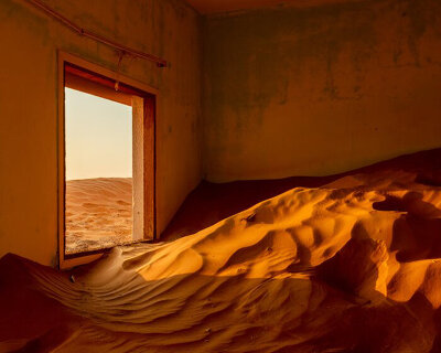 ghost towns lay buried under sand in james kerwin's 'uninhabited' photo series