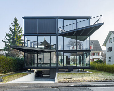 jan kinsbergen realizes his house in nidau to celebrate mies van der rohe's unbuilt work